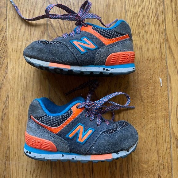 New Balance Other - New Balance Toddler Sneakers Orange and Grey Sz: 5